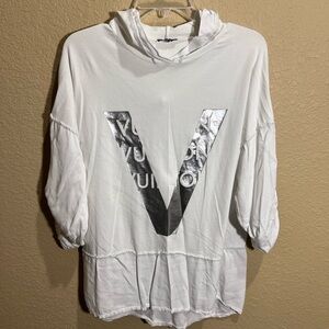 Grey Violet Women’s Hooded Top